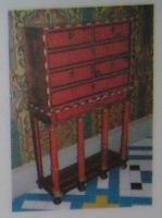 Blois, Chateau, Mobilier, Cabinet (vers 1650)